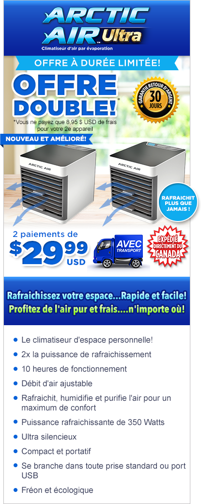 Ordre Arctic Air™ Ultra Aujourd'hui!